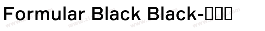 Formular Black Black字体转换